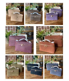 Loro Piana new velvet lunch box bag crossbody bag-5834  